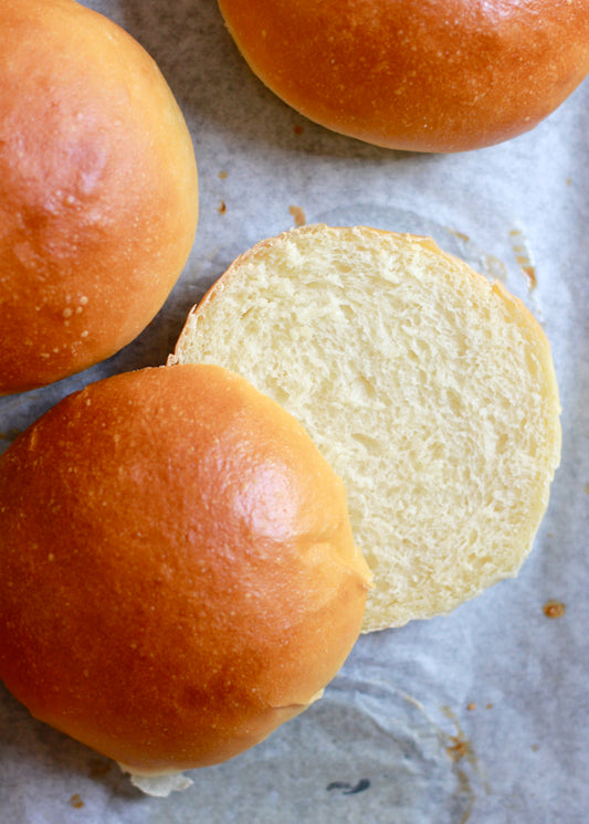 6 Brioche baps