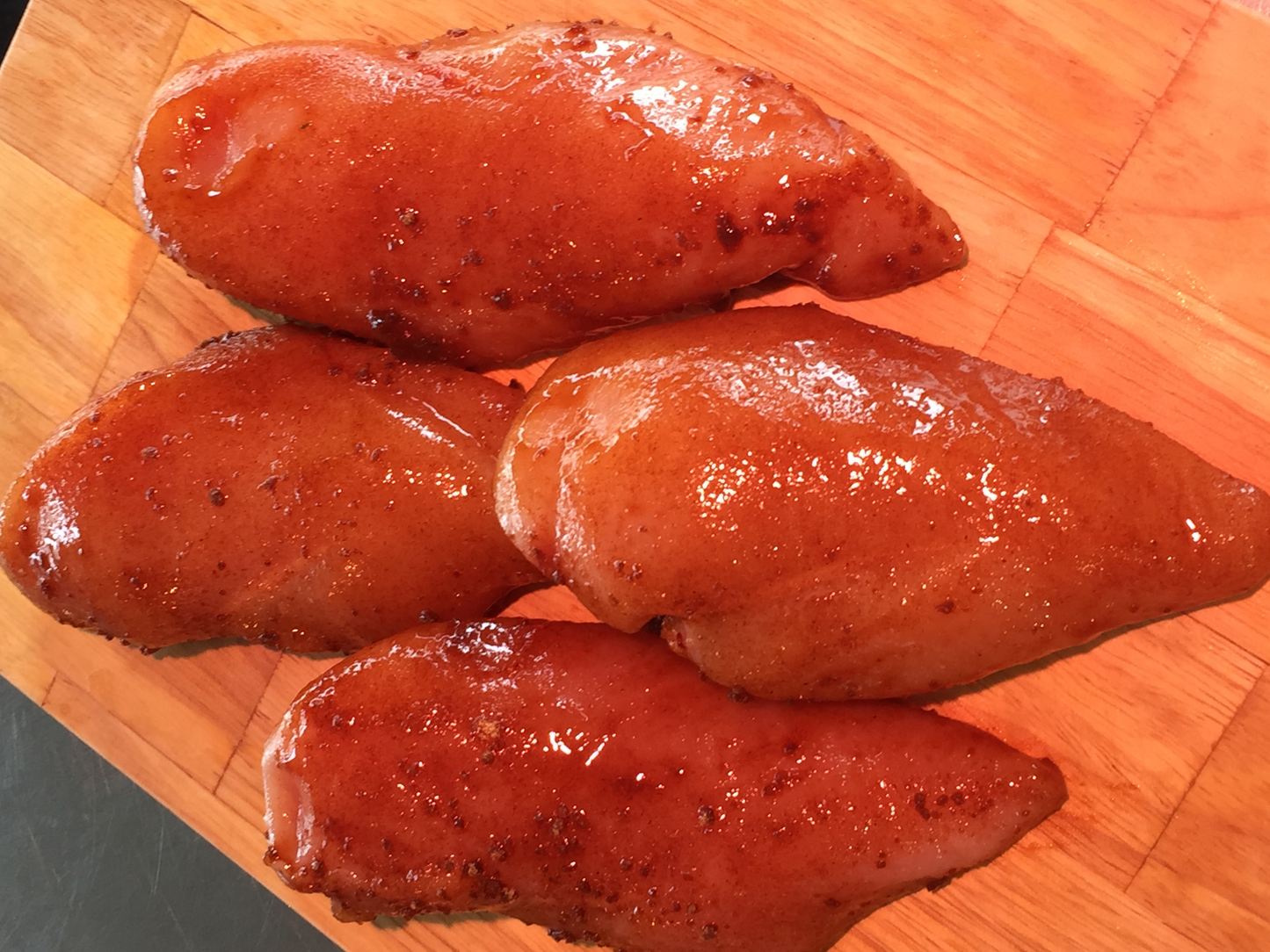 4 Gluten-free marinated chicken fillets